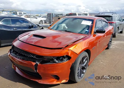 2021 Dodge Charger R/T Rwd из США, поврежденный, VIN 2C3CDXCT7MH670893